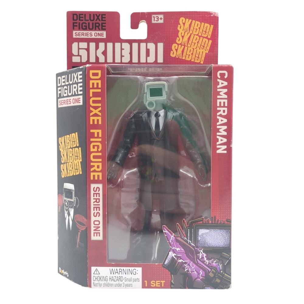 SKIBIDI TOILET Cameraman Deluxe Figure Series One Bonkers Action Figure 13+ NEW
